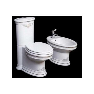 Унитаз напольный Boheme Puro белый/хром 959-CR